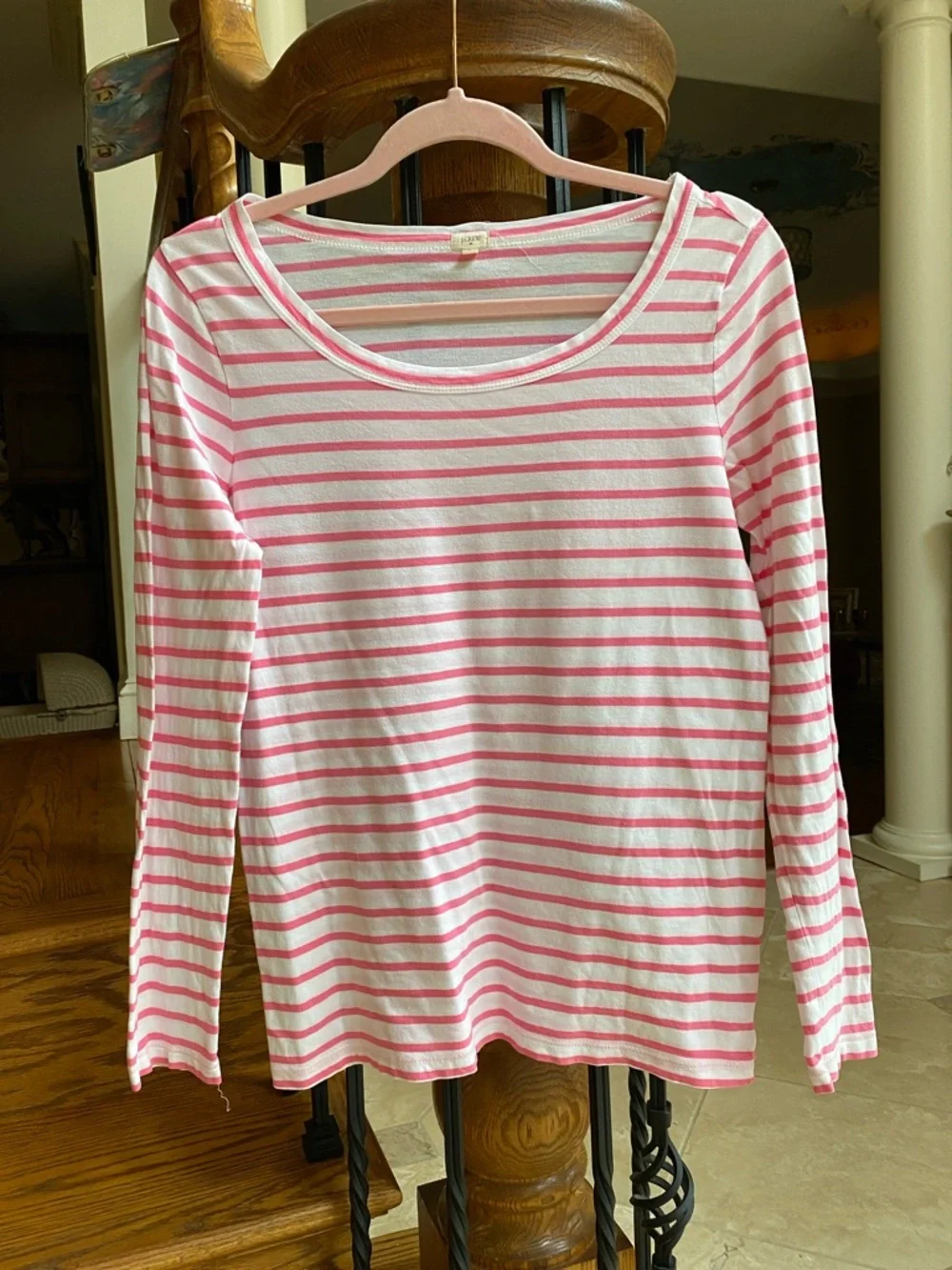 J. CREW Cotton Striped Top